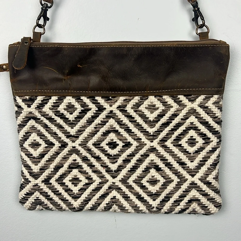 Myra Bag geometric adjustable crossbody bag